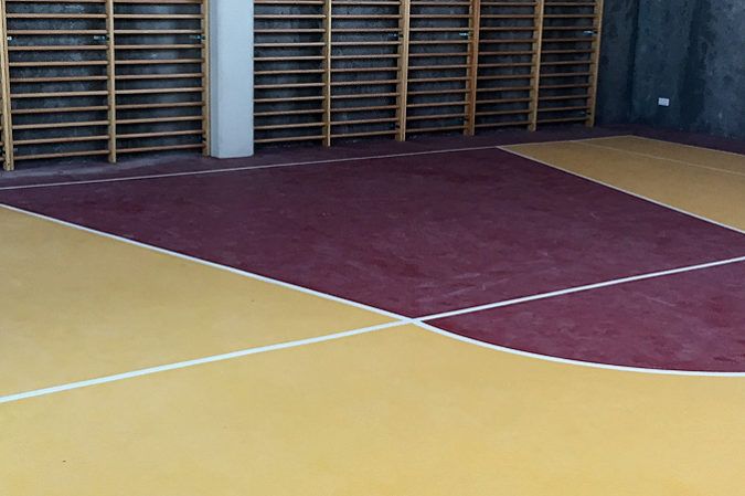 Suelo deportivo Tarkett Omnisport pabellón deportivo