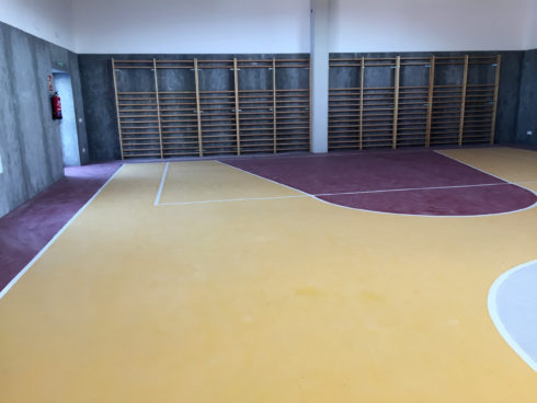 Suelo deportivo Tarkett Omnisport pabellón deportivo